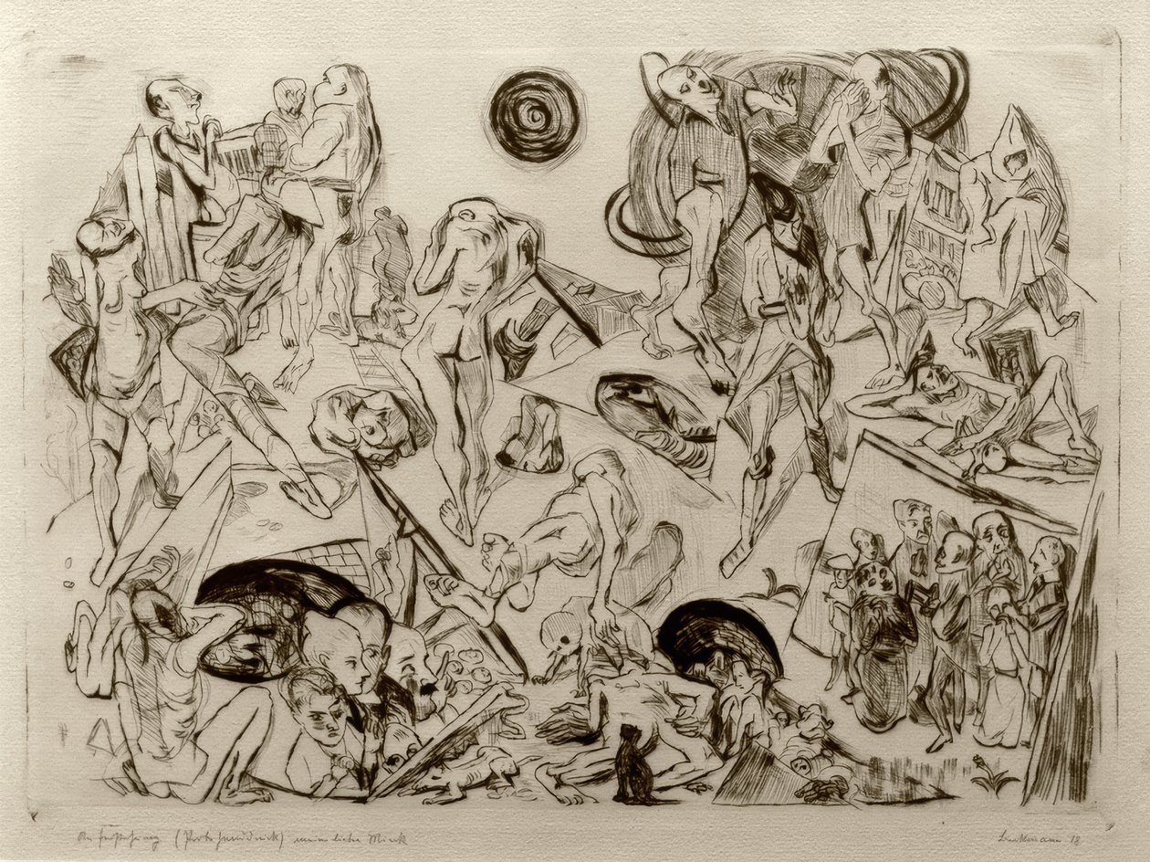 vzkříšení od Max Beckmann