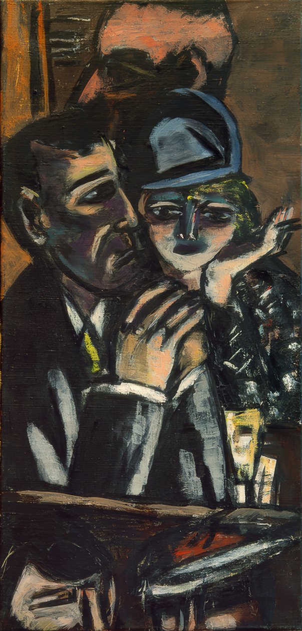 Bar, hnědá od Max Beckmann