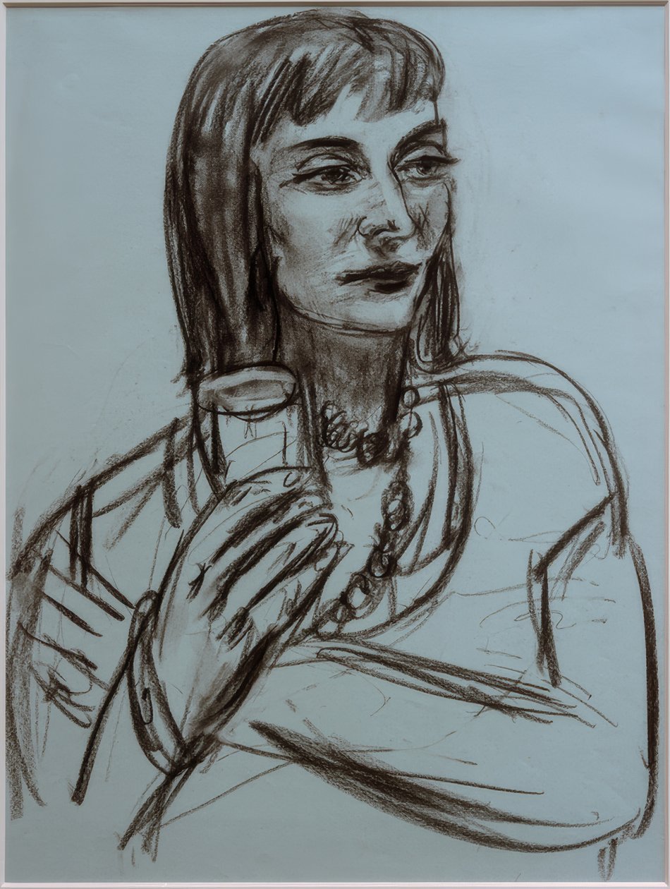 Portrét Marion Greenwood od Max Beckmann