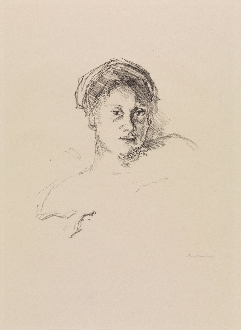 Portrét Minny Beckmann-Tube od Max Beckmann