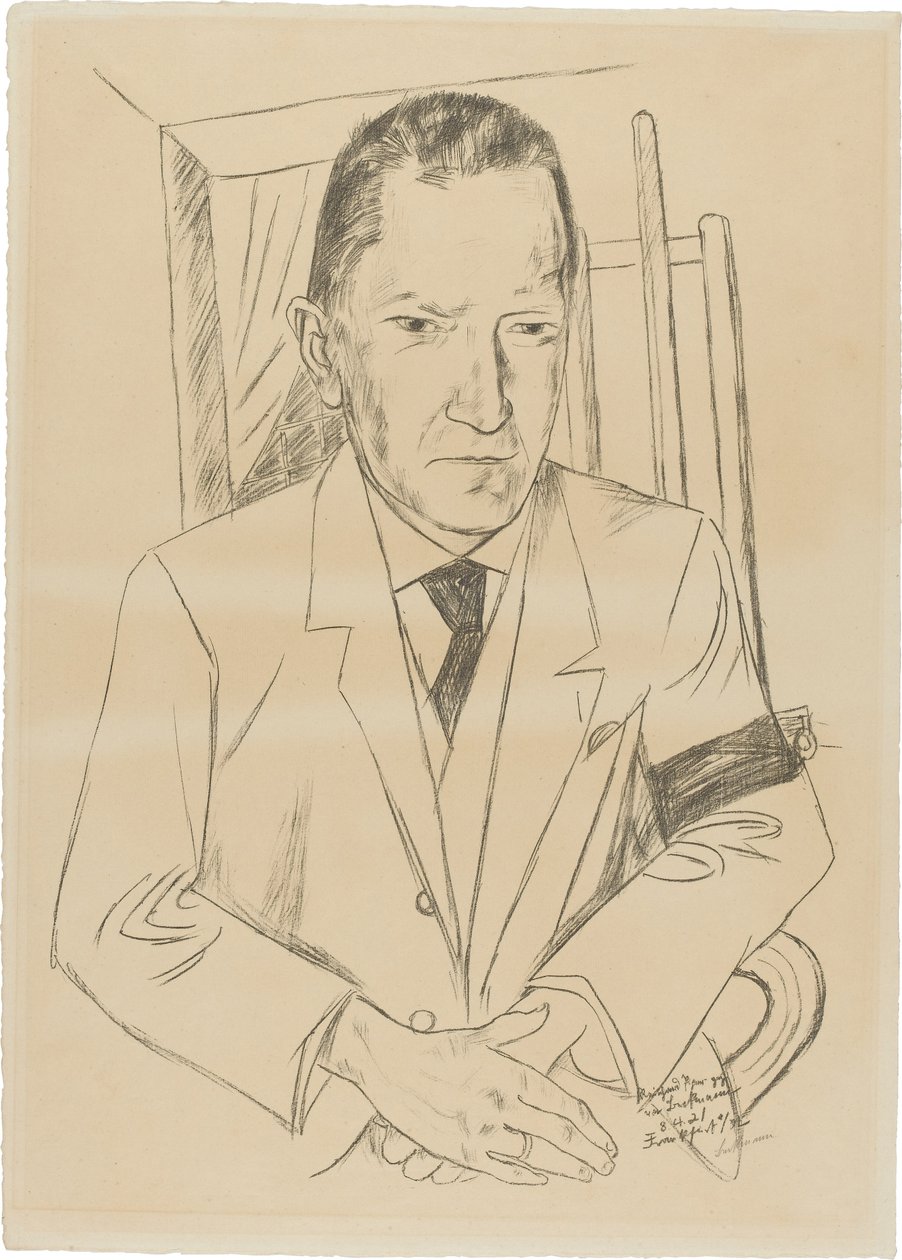 Portrét Reinharda Pipera (1879–1953) od Max Beckmann