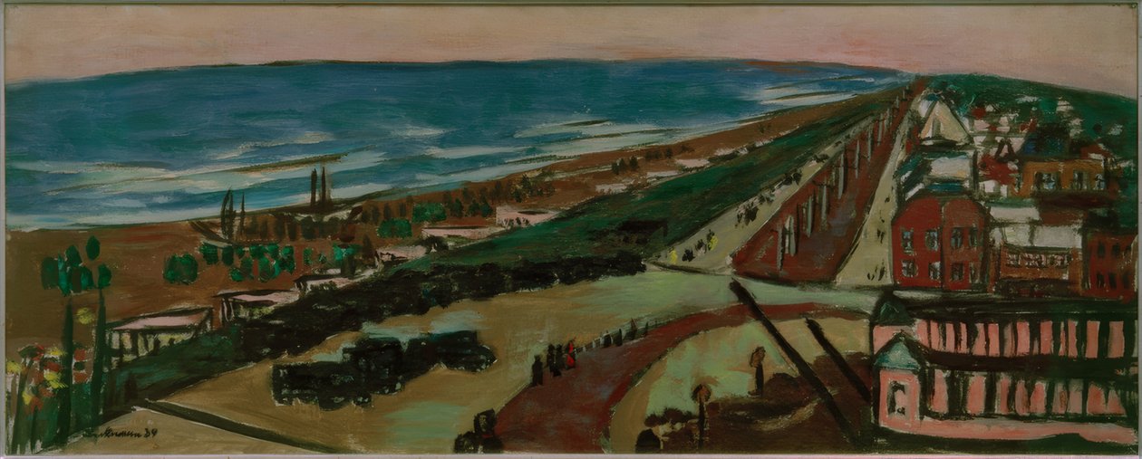 Pohled na Zandvoort ve večerních hodinách od Max Beckmann