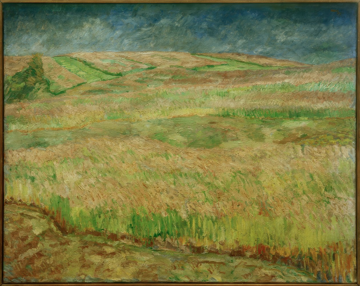 Kvetoucí obilné krajiny od Max Beckmann