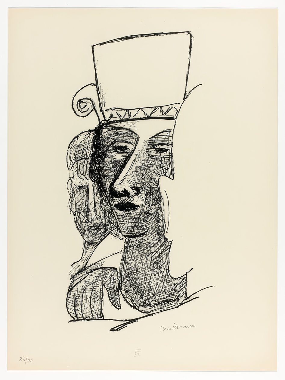Taneční pár, deska sedm z Day and Dream od Max Beckmann