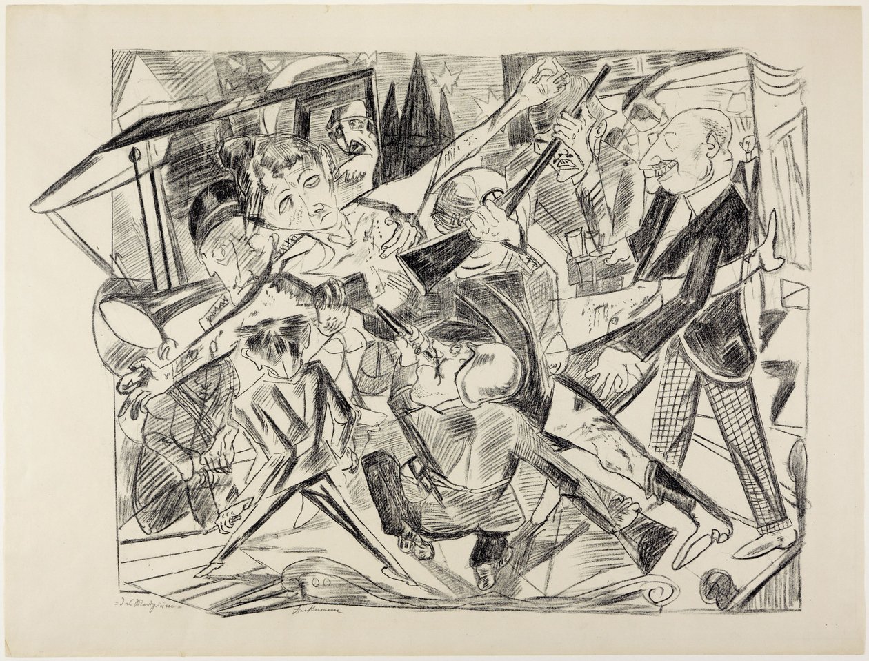 Mučednictví od Max Beckmann