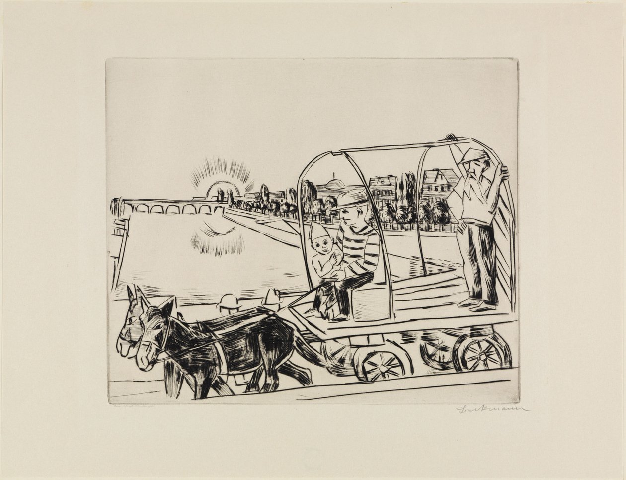 Ráno od Max Beckmann