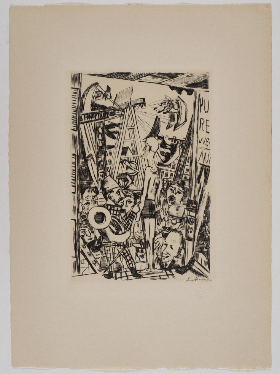 Ten velký muž od Max Beckmann