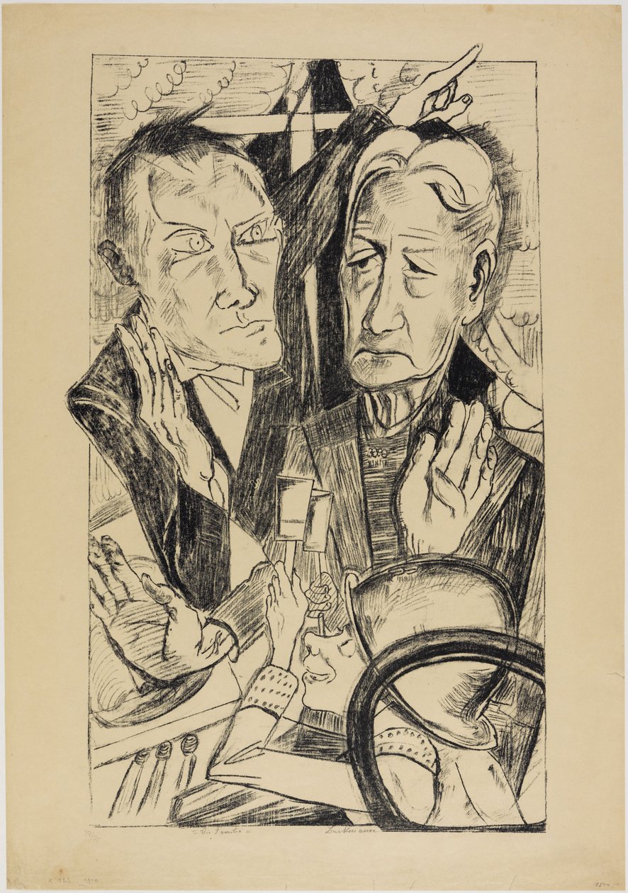 Rodina (rodina Beckmannových) od Max Beckmann