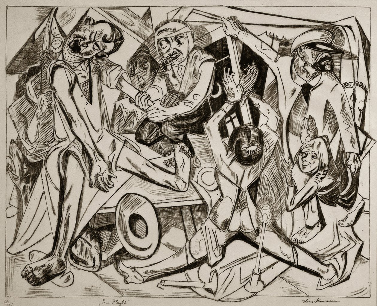 Noc od Max Beckmann