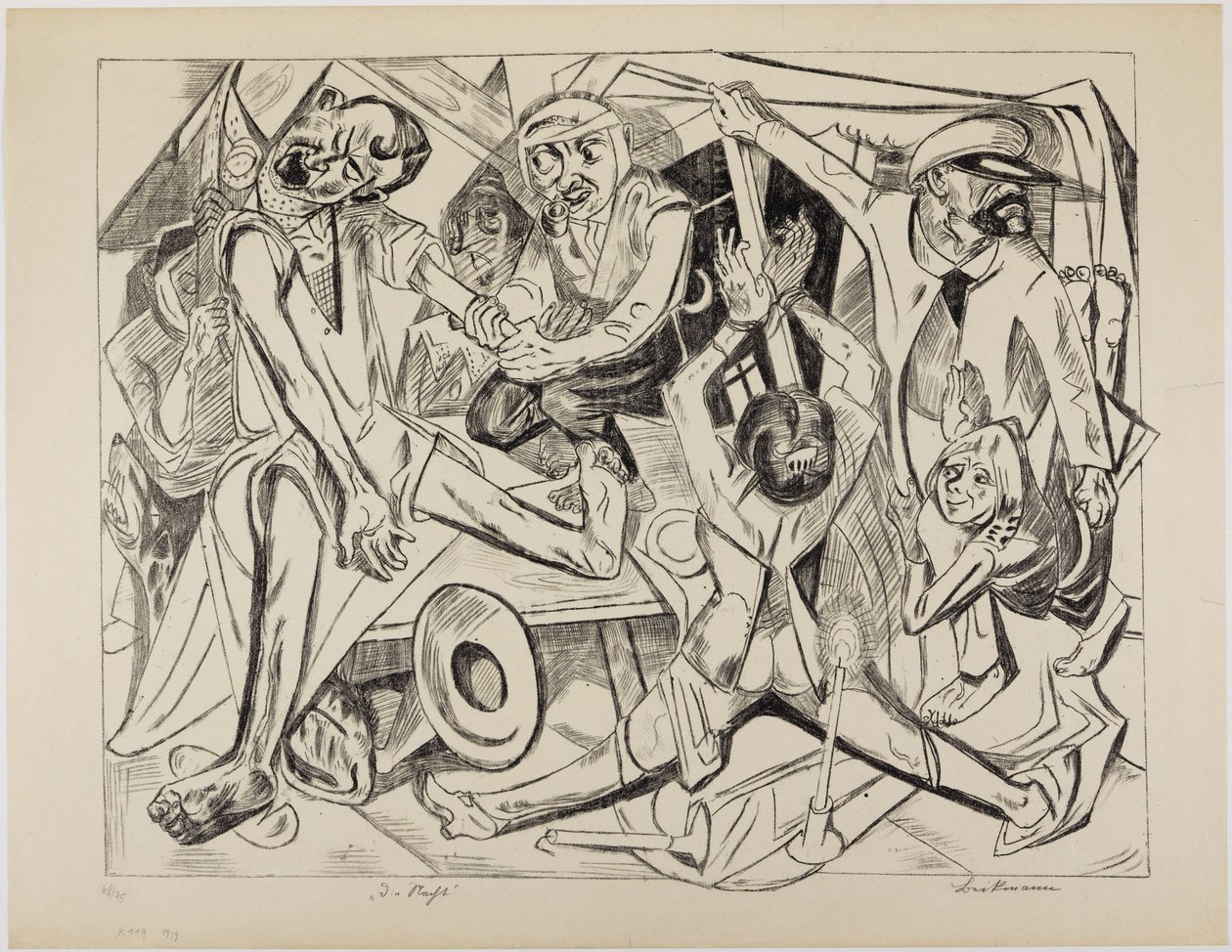 Noc od Max Beckmann
