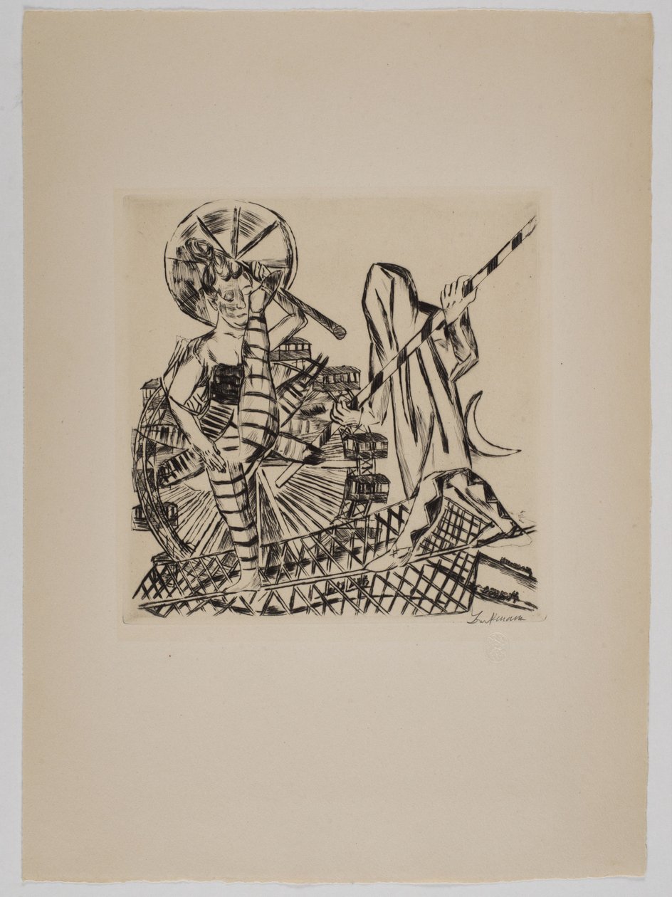 Provazochodci od Max Beckmann