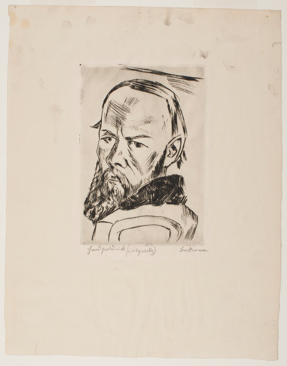 Dostojevskij II od Max Beckmann