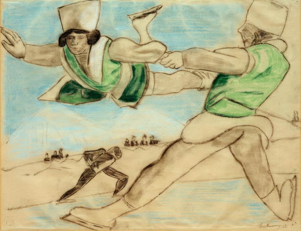 Krasobruslař II od Max Beckmann
