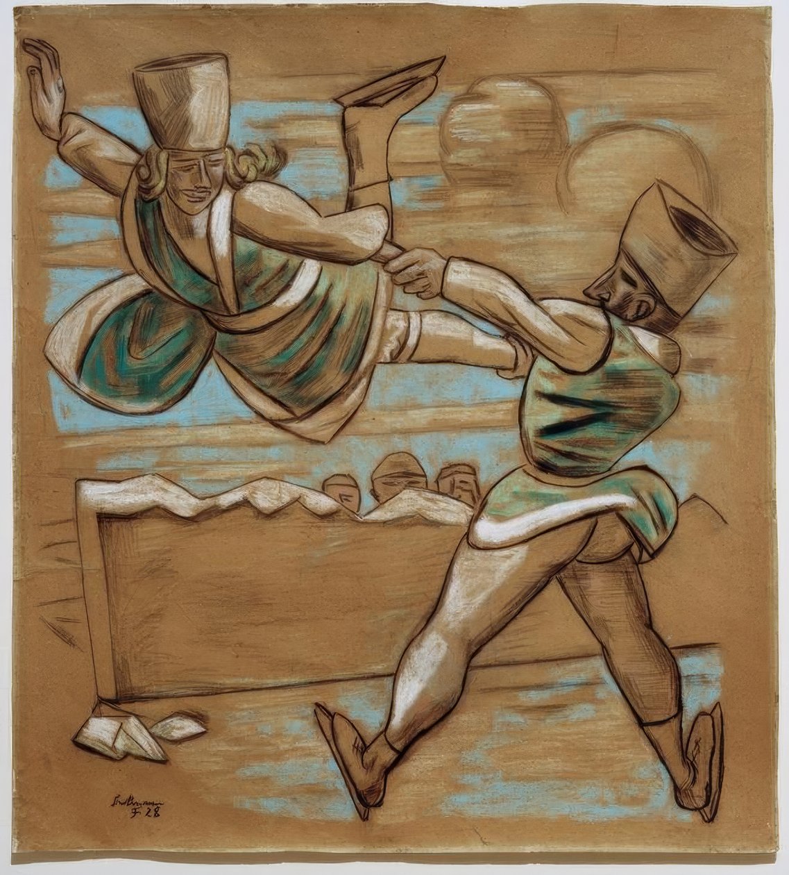 Krasobruslař I. od Max Beckmann