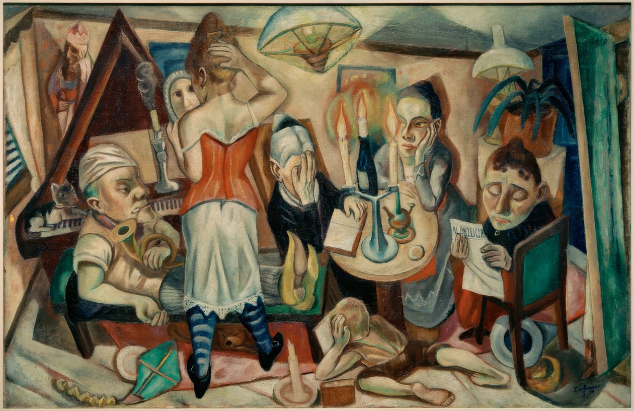 Rodinný obrázek od Max Beckmann