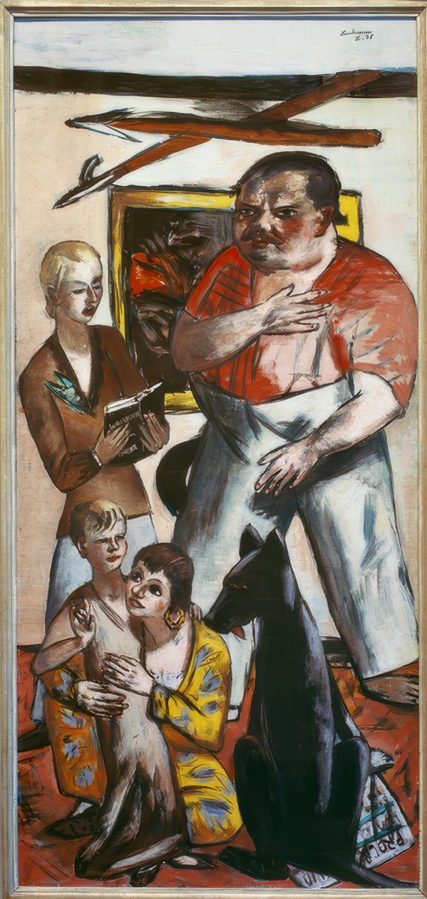 Rodinný portrét Jiří od Max Beckmann