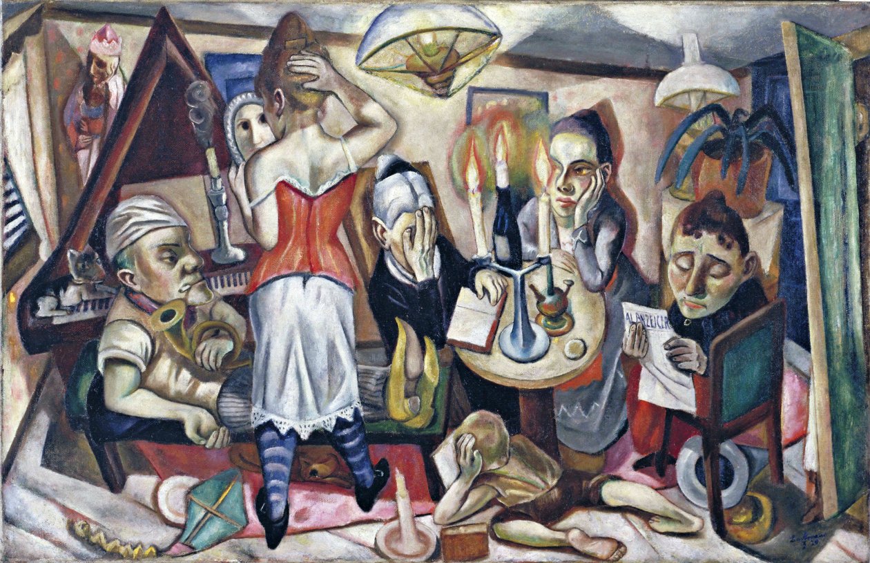 Rodinný portrét od Max Beckmann