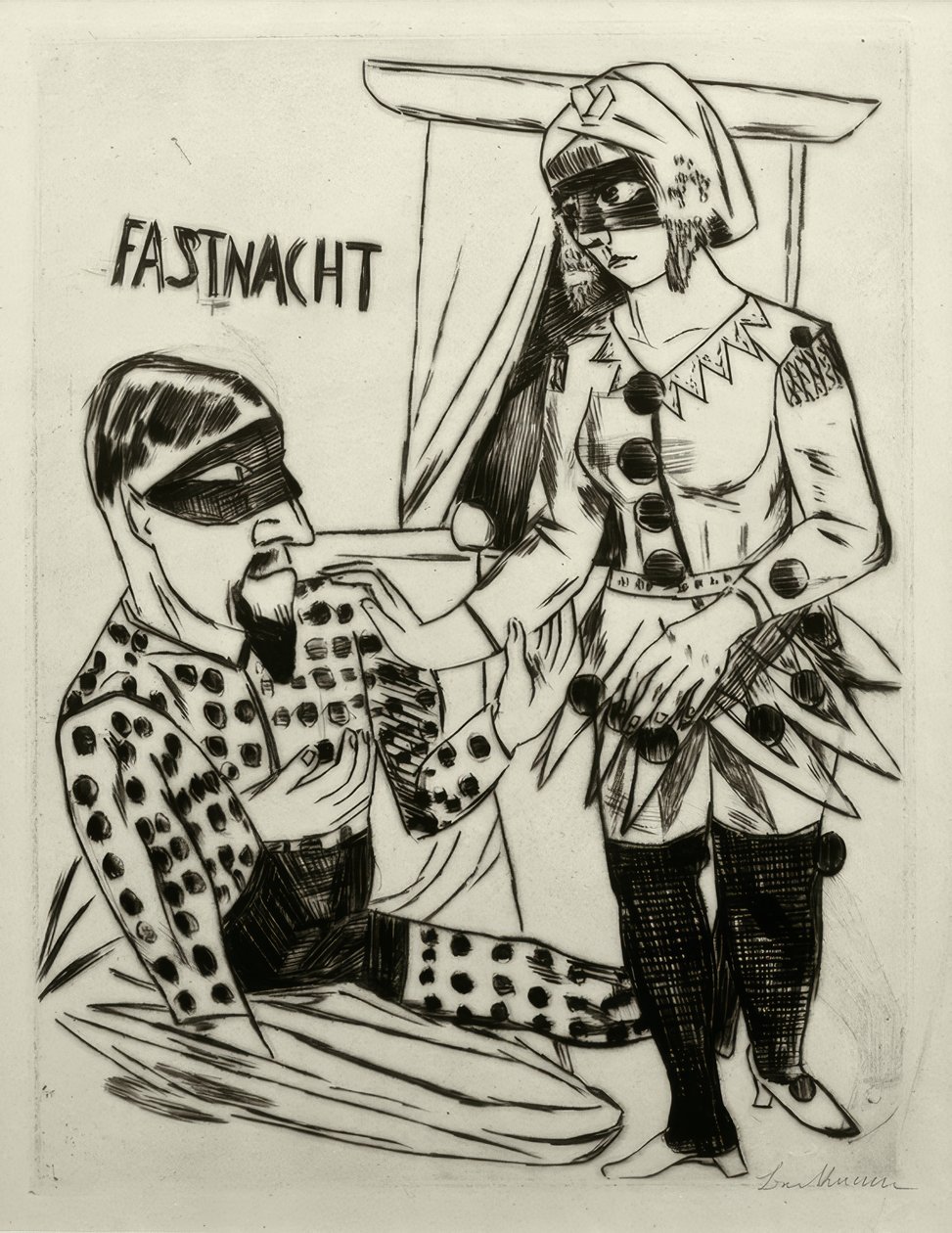 Mardi Gras od Max Beckmann
