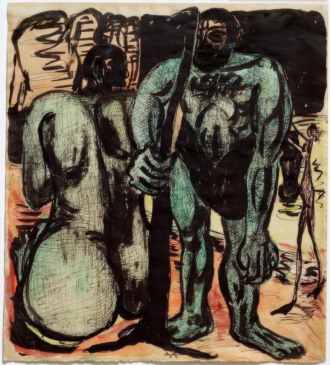 Obři od Max Beckmann