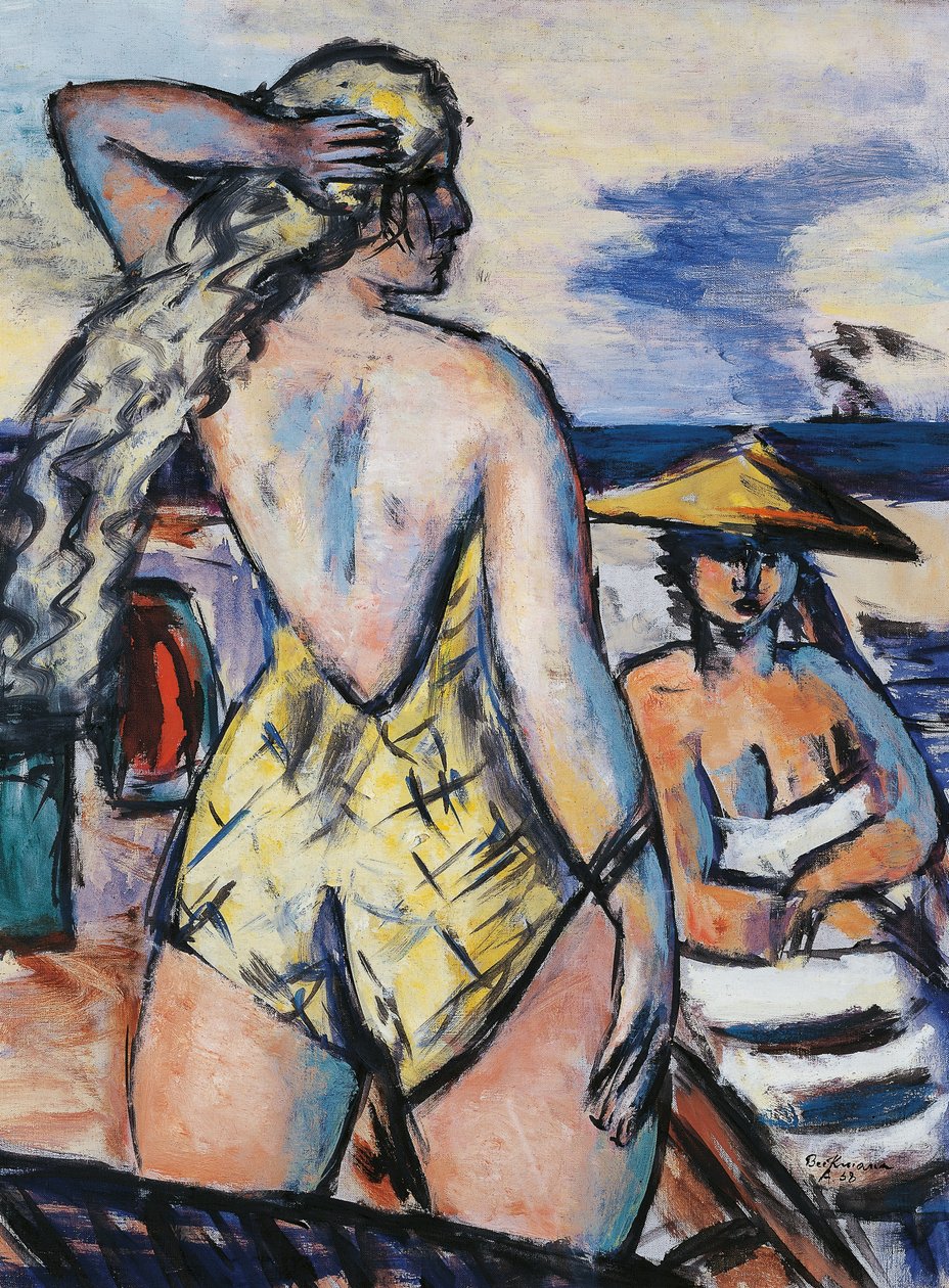 Dívky u moře od Max Beckmann