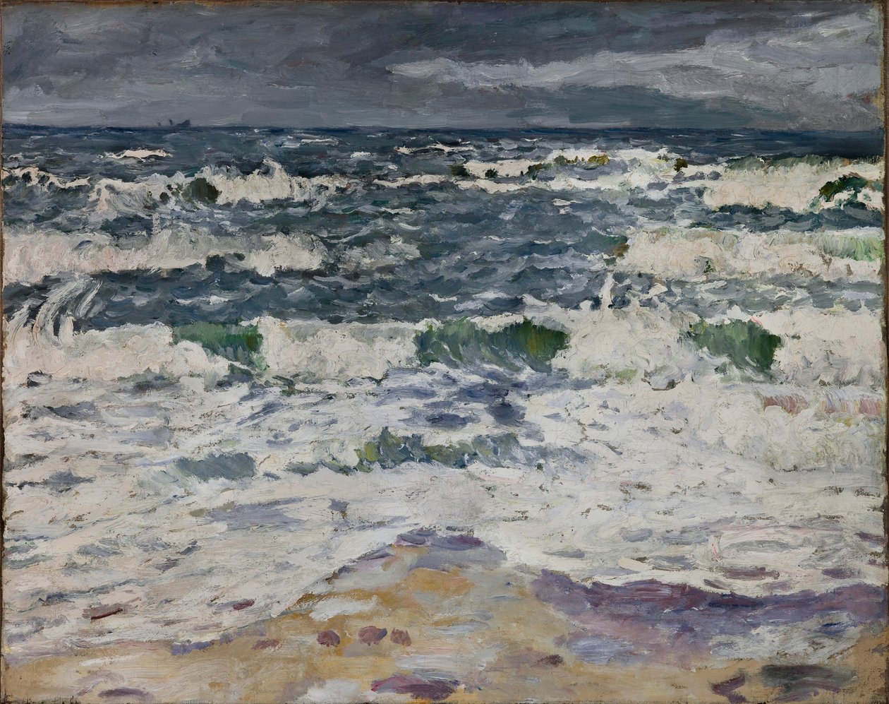 Šedý den u moře od Max Beckmann