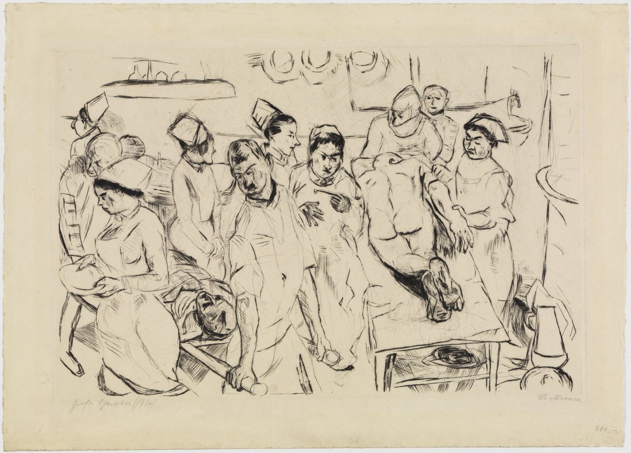 Velká operace od Max Beckmann
