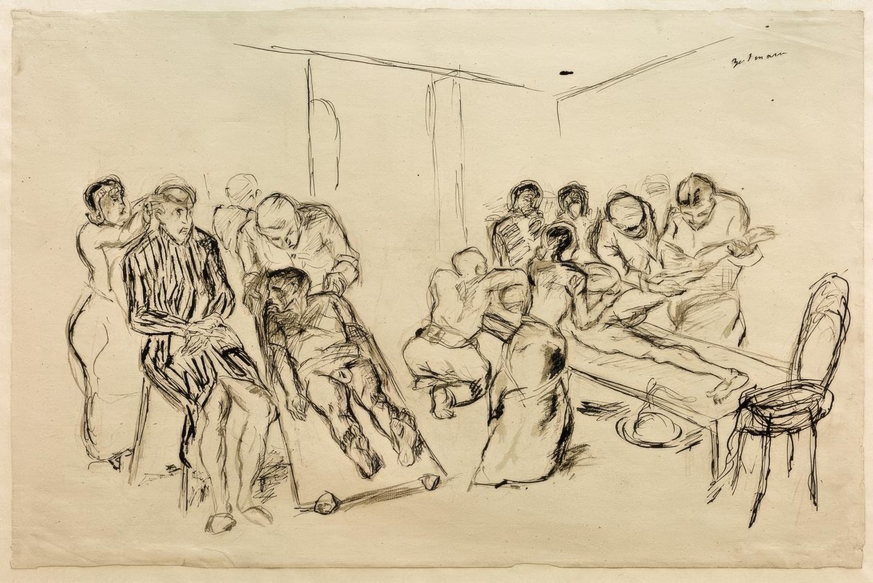 Velký operační sál od Max Beckmann