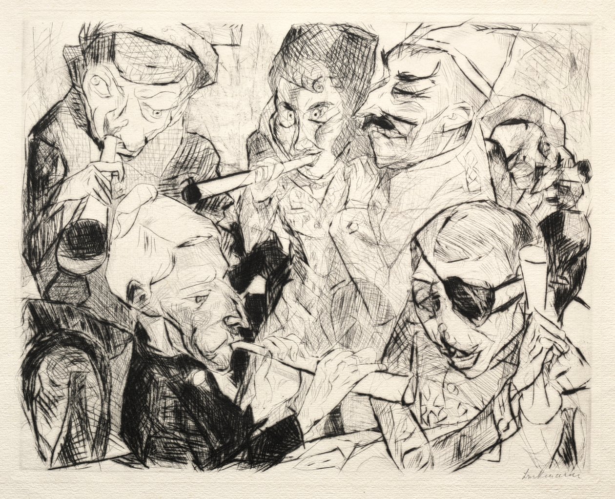 Šťastný nový rok 1917 od Max Beckmann