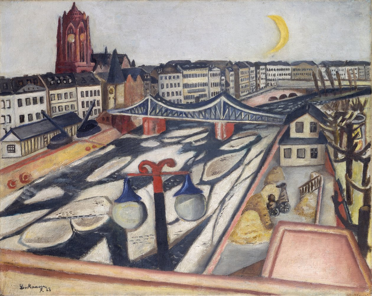 Led na řece od Max Beckmann