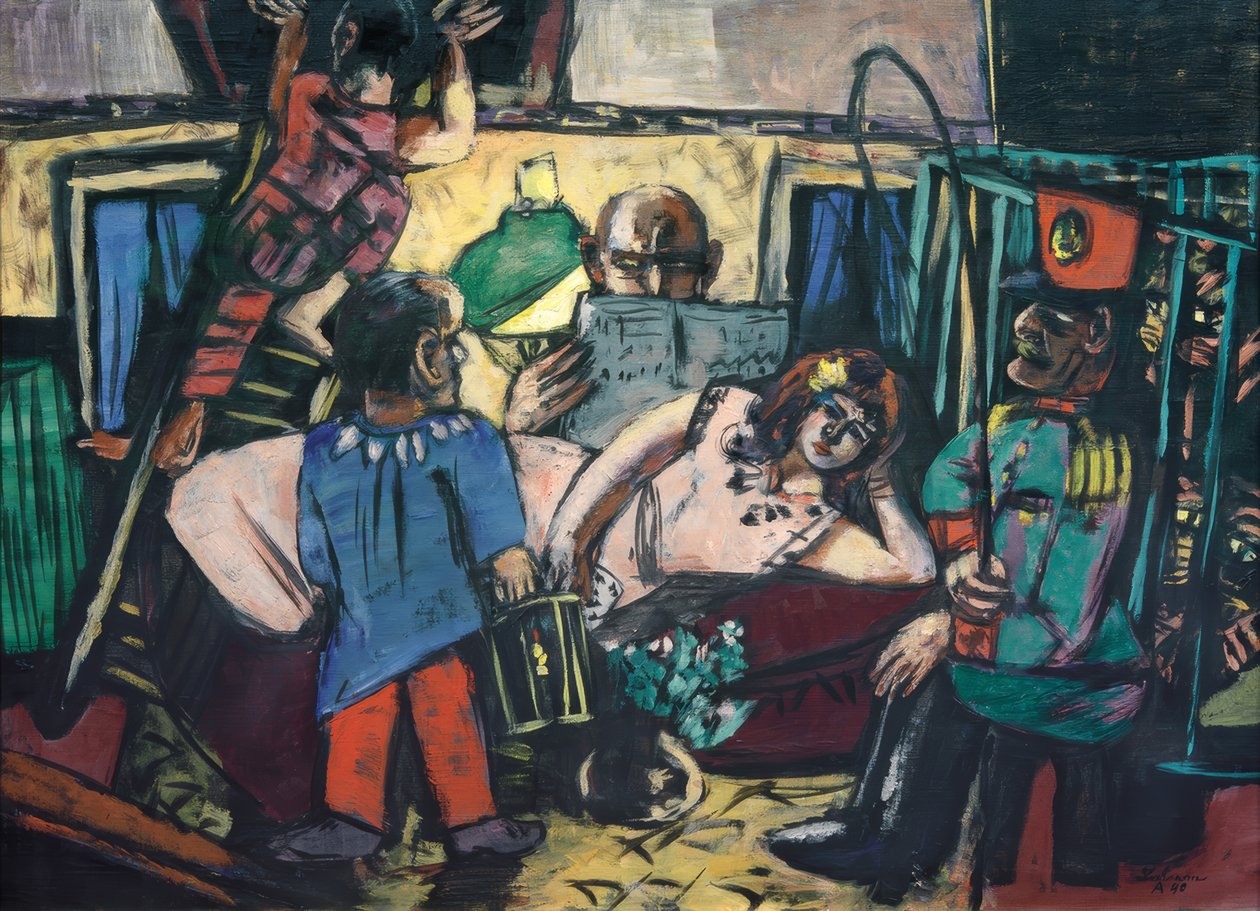 Jsem Artistenwagen od Max Beckmann