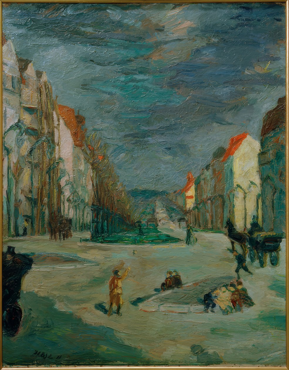Kaiserdamm v Berlíně od Max Beckmann