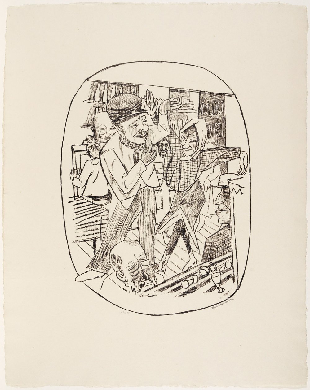 Levná hospoda od Max Beckmann