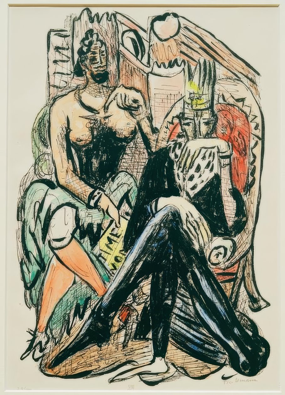 Král a demagog od Max Beckmann