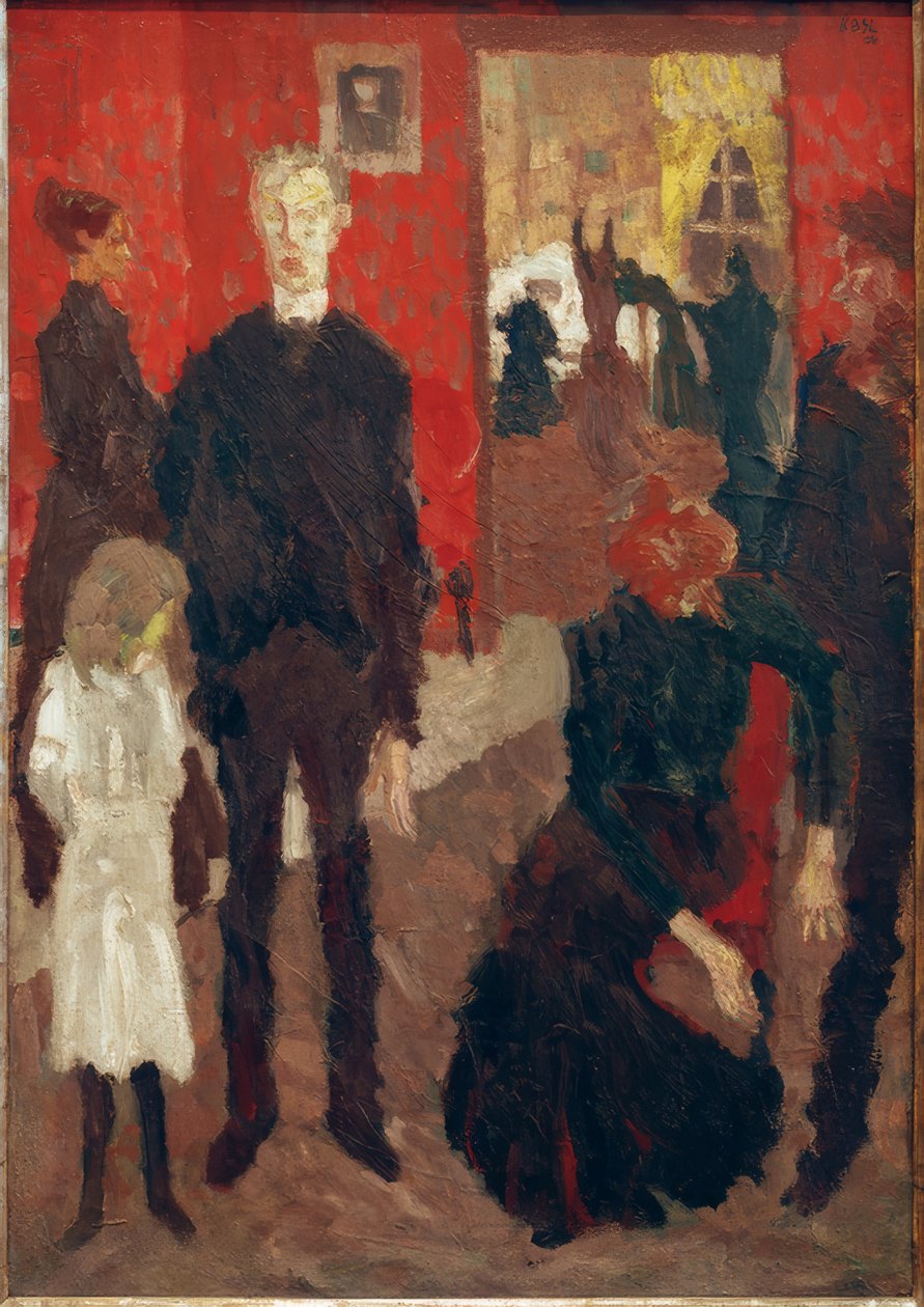 Malá scéna smrti od Max Beckmann