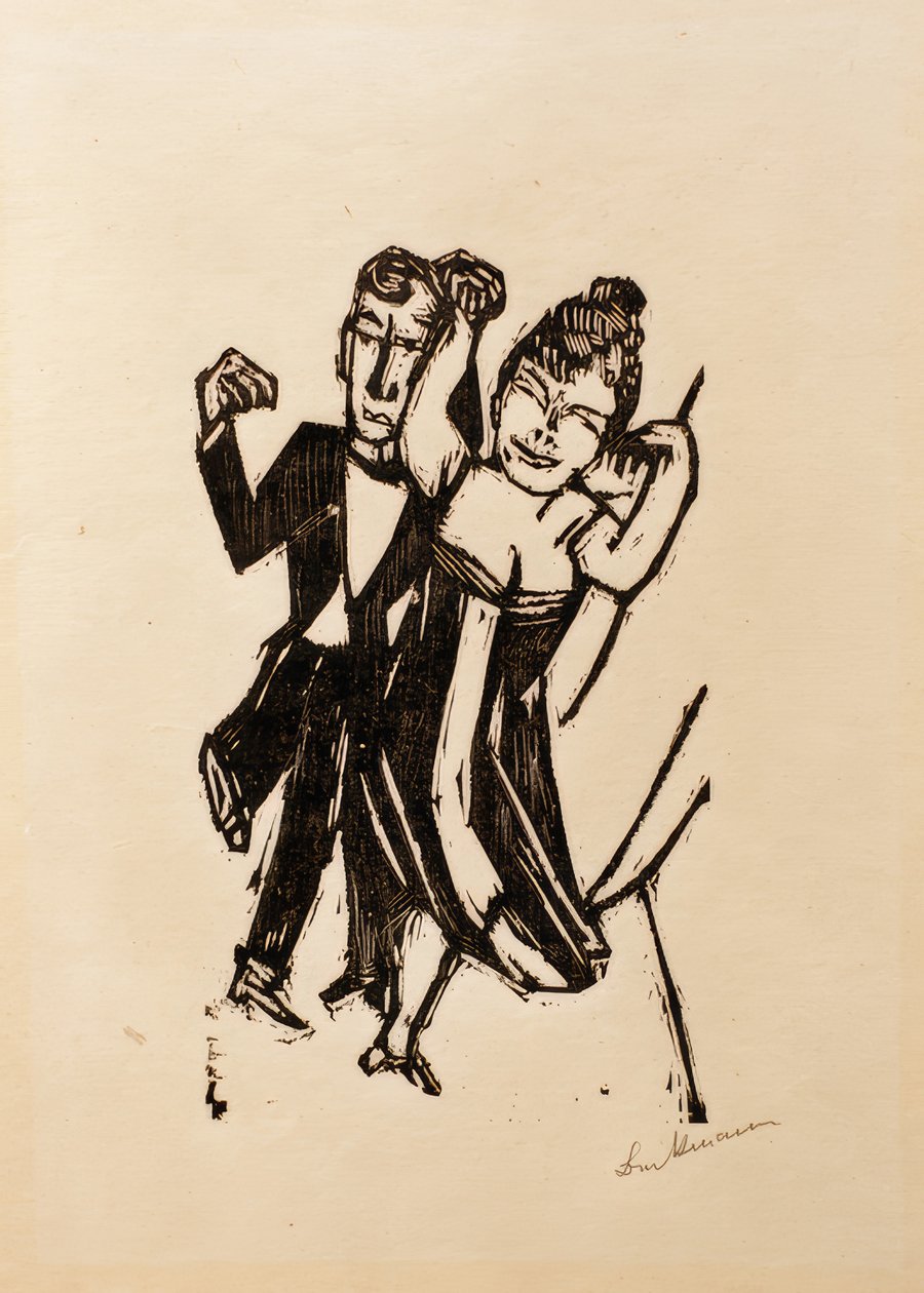 Malý taneční pár od Max Beckmann
