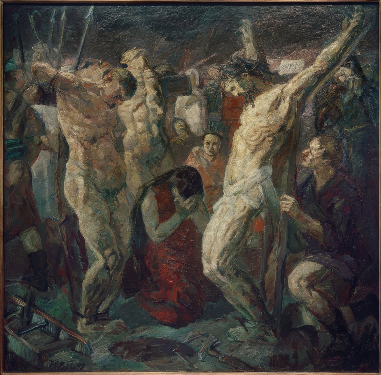 ukřižování od Max Beckmann