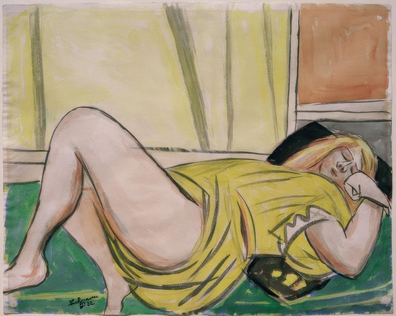 Ležící od Max Beckmann