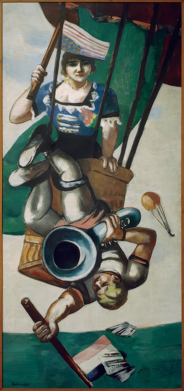 Aerialisté od Max Beckmann