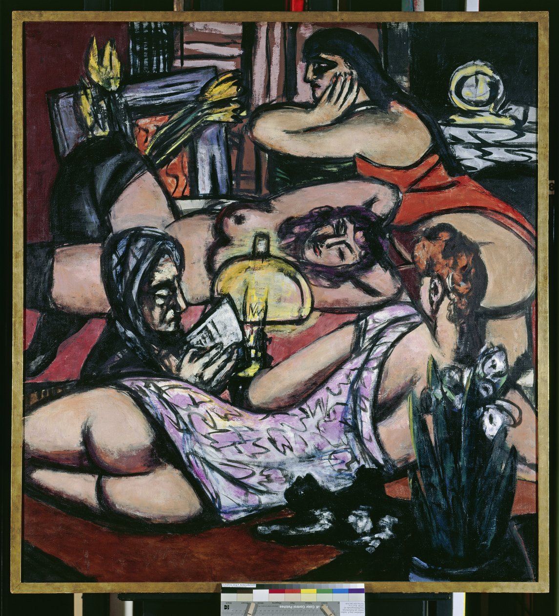 Dívčí pokoj od Max Beckmann