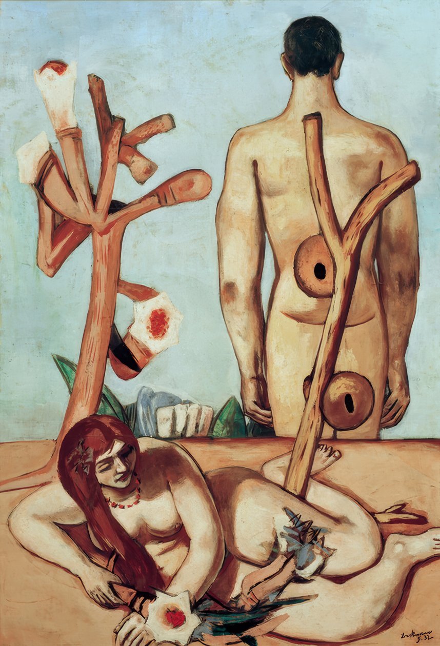 Muž a žena od Max Beckmann
