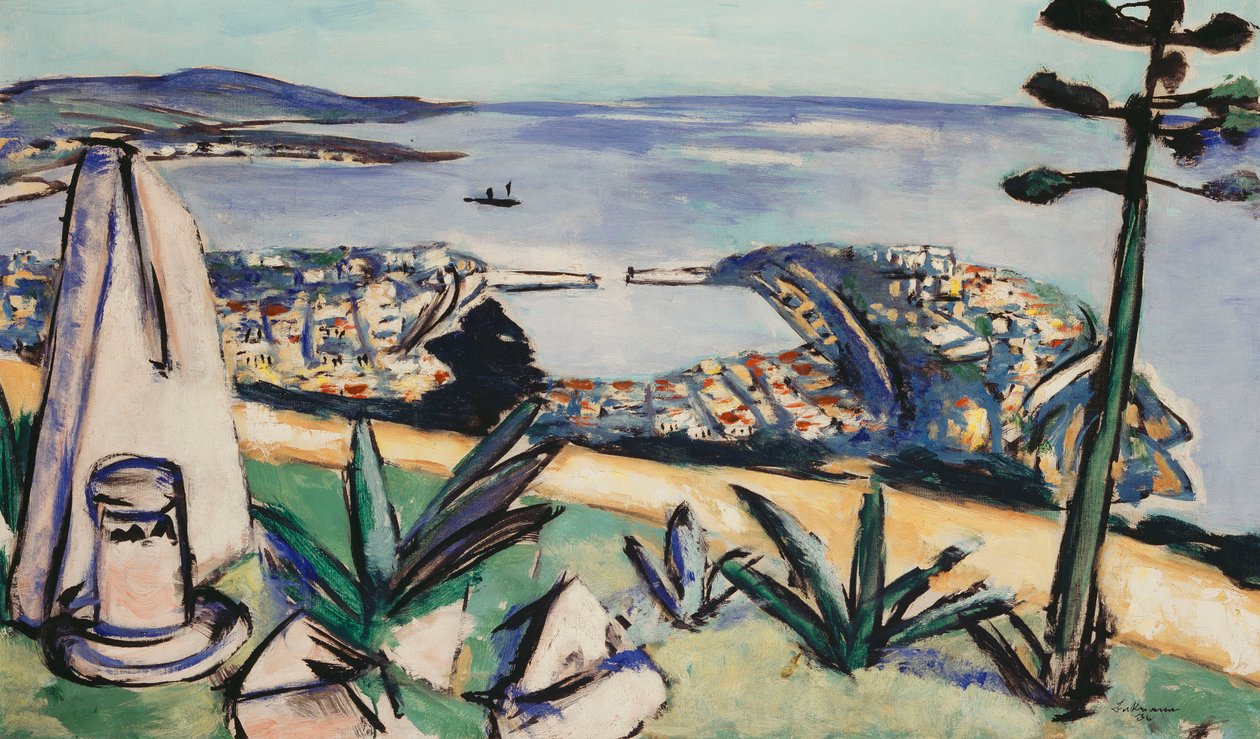 Monte Carlo (jižní přístav); Monte Carlo (jižní přístavní město) od Max Beckmann