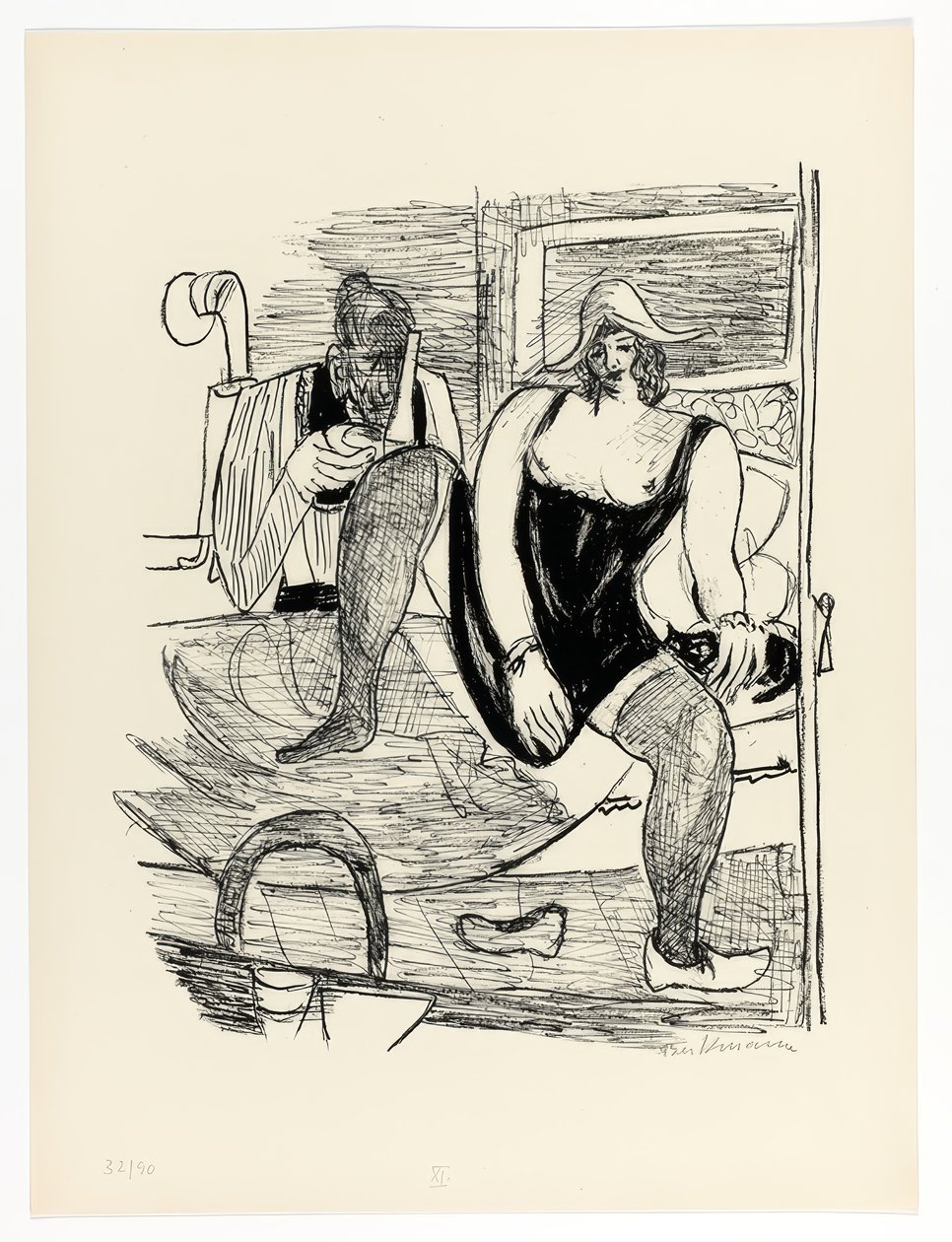 Ráno, deska 11 ze dne a snu od Max Beckmann