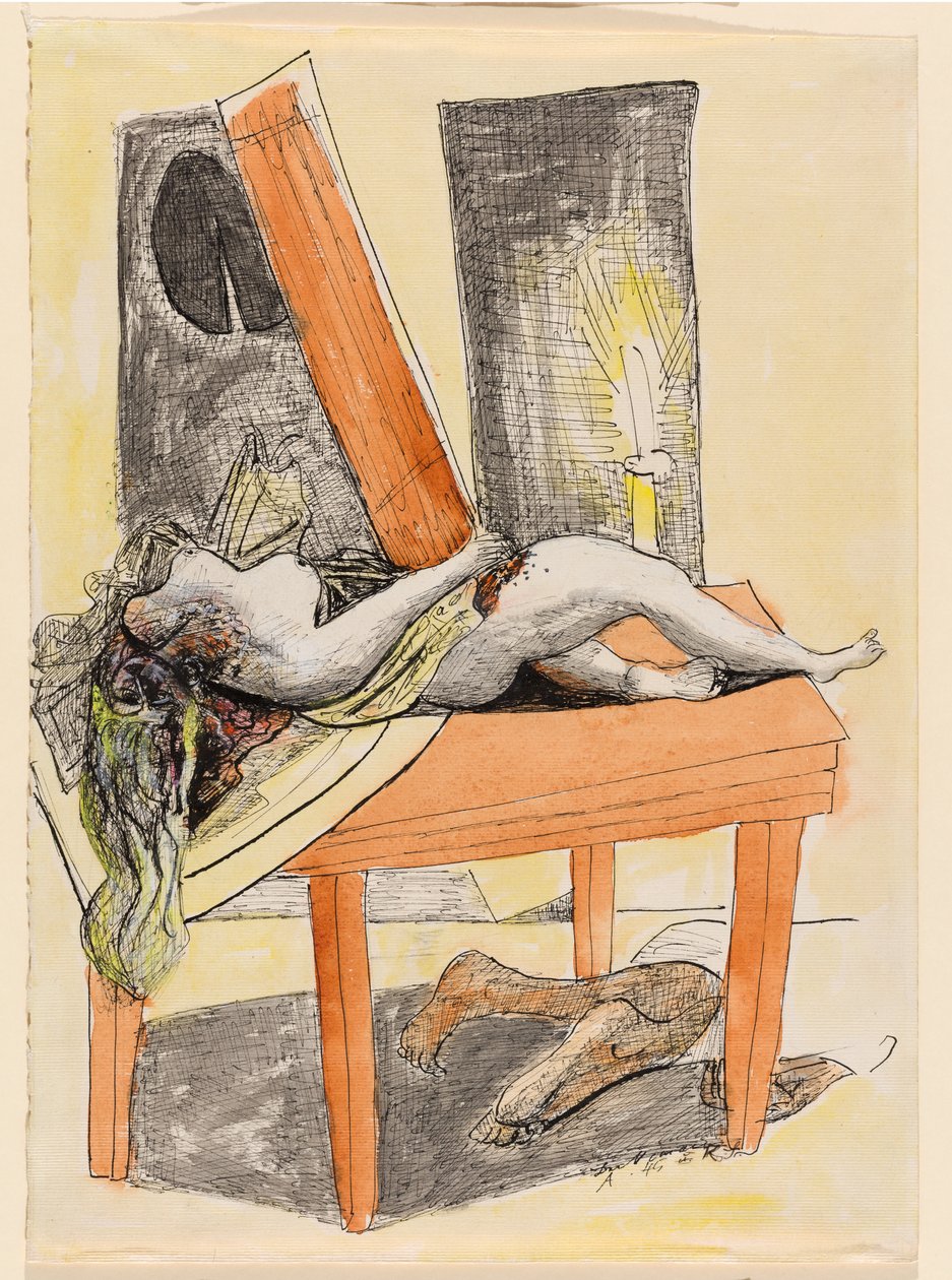 Mord od Max Beckmann