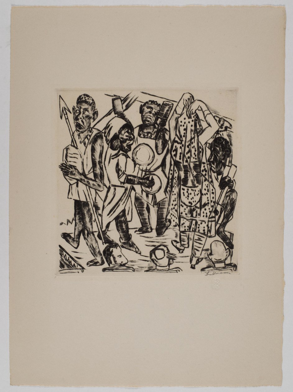 „Černošský tanec“ od Max Beckmann