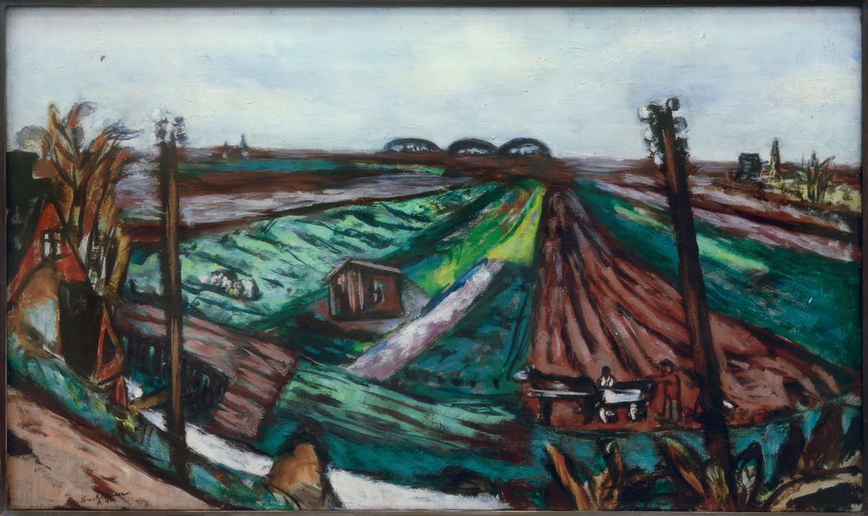 Polder krajina s Hembrug od Max Beckmann