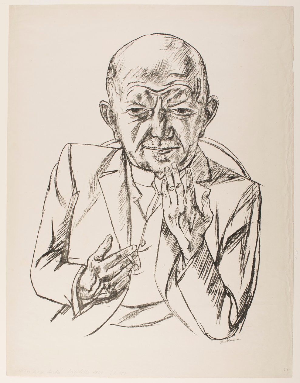 Portrét doktora Weidnera od Max Beckmann