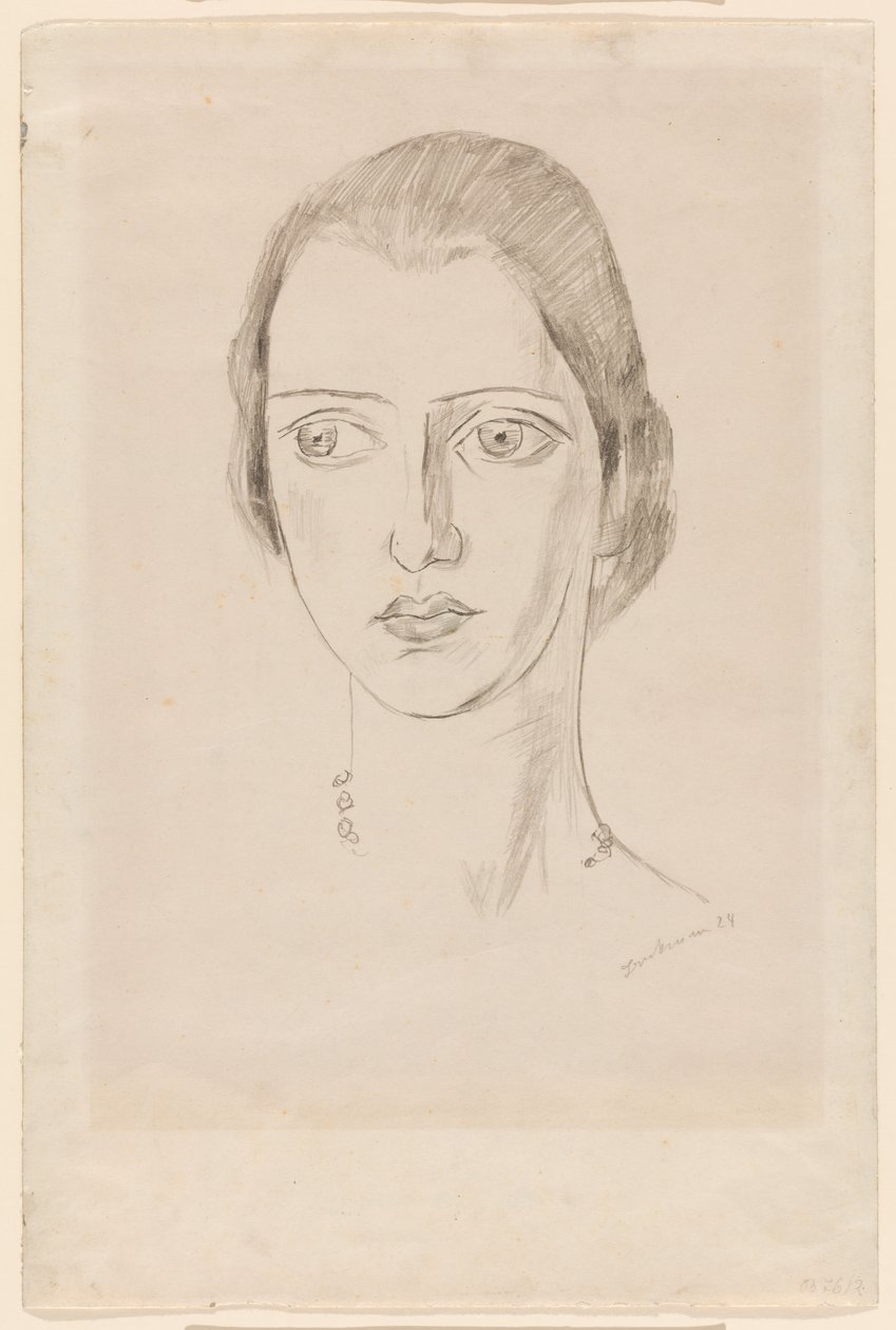 Portrét Marie-Louise von Motesiczky od Max Beckmann