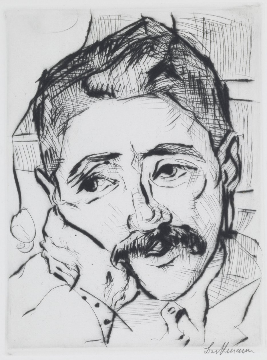 Portrét Waltera Carla od Max Beckmann