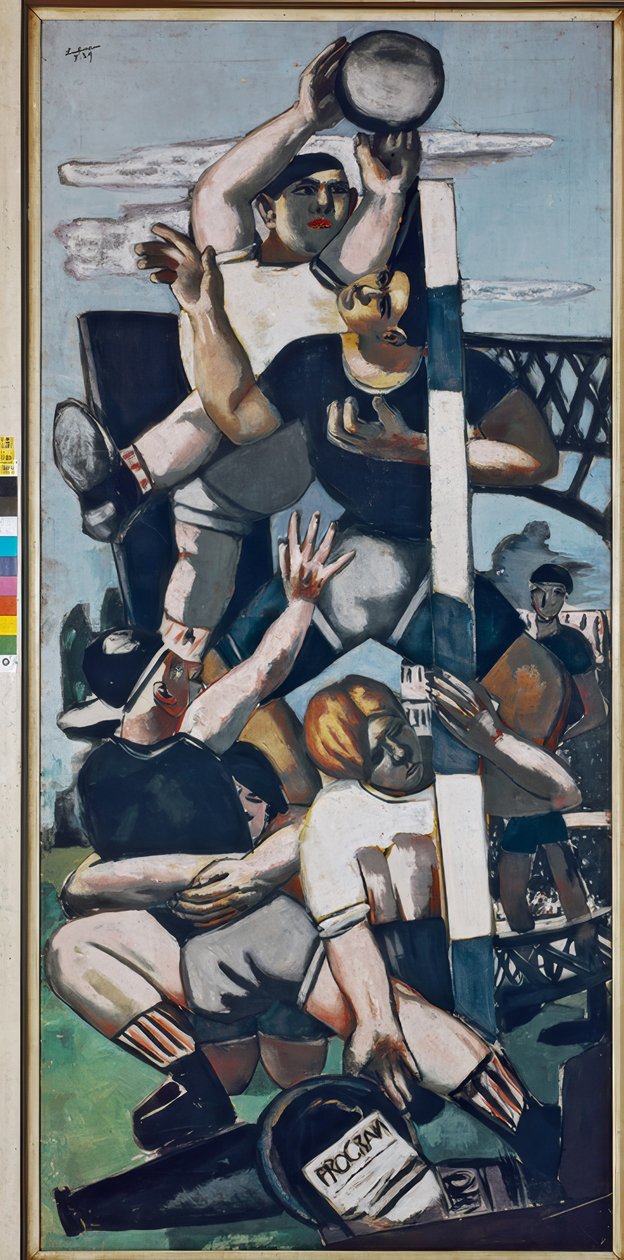 Hráč ragby od Max Beckmann