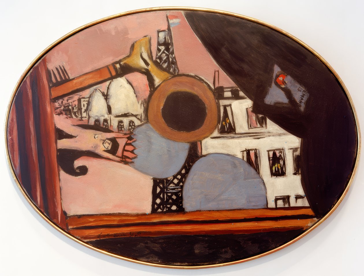 Sen o Paříži Colette, Eiffelova věž od Max Beckmann